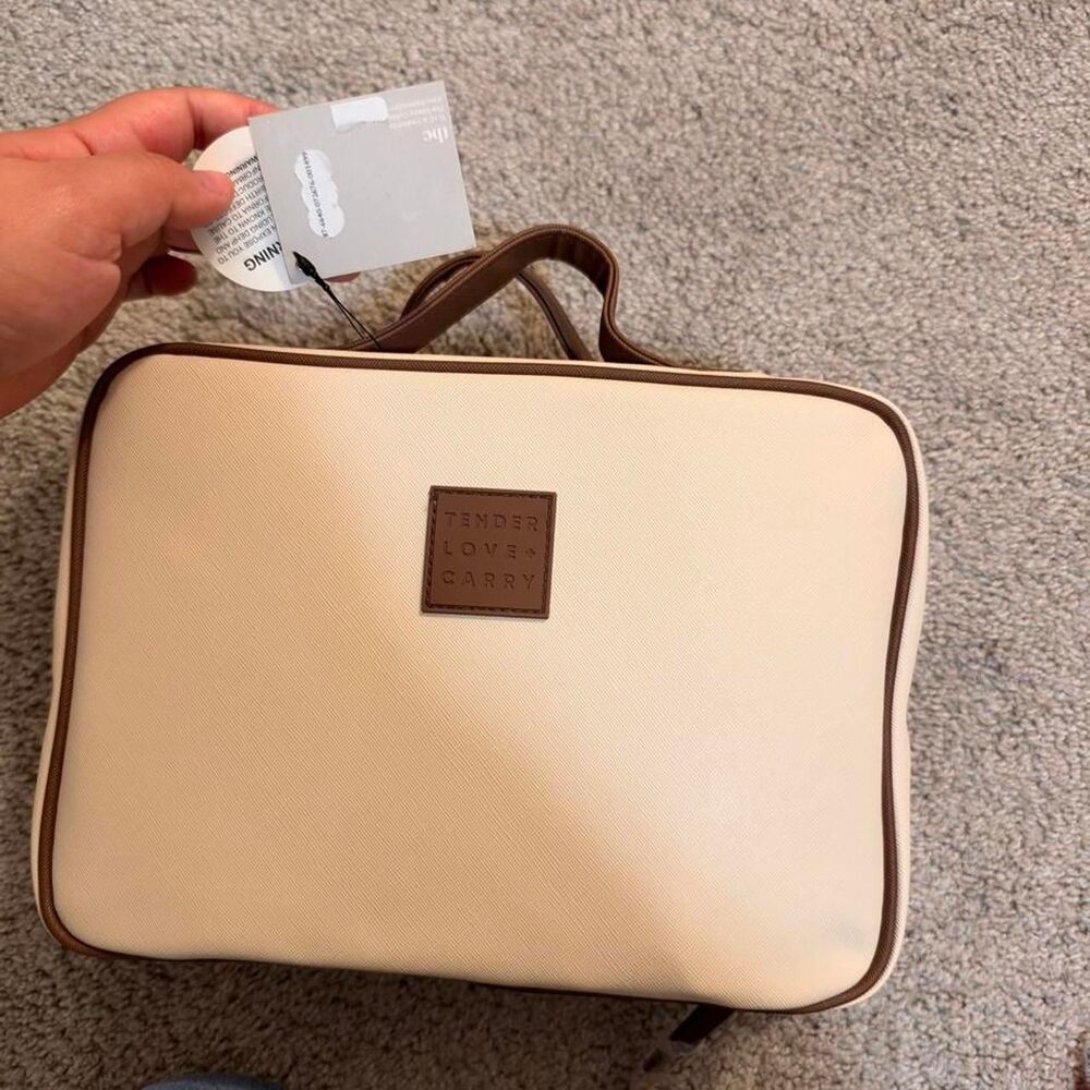 Unbranded Women's Cream and Brown Bag